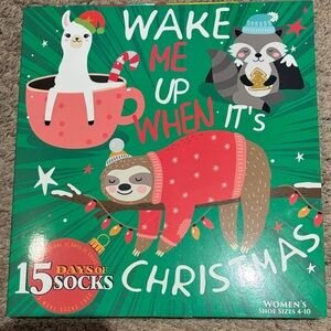 Christmas Themed Sock Advent Calendar